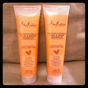 Set of 2 SheaMoisture Curl & Shine Shampoo